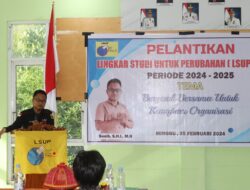 Pelantikan dan Pengukuhan Pengurus LSUP Kab. Majene