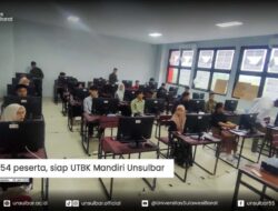 1054 peserta, siap UTBK Mandiri Unsulbar