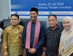 Unsulbar Gelar Kuliah Umum, Arif Rosyid Jadi Pematerinya