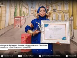 Mahasiswa Unsulbar raih penghargaan Perempuan Berjasa Berprestasi Lingkungan hidup 2024